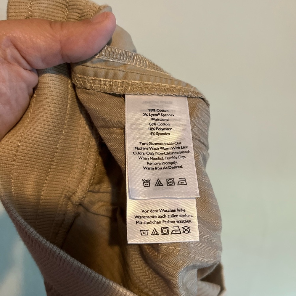 Eddie Bauer Women’s Tan Pull On Cuffed Hiking Outdoor Pants Size 10 - Picture 7 of 7
